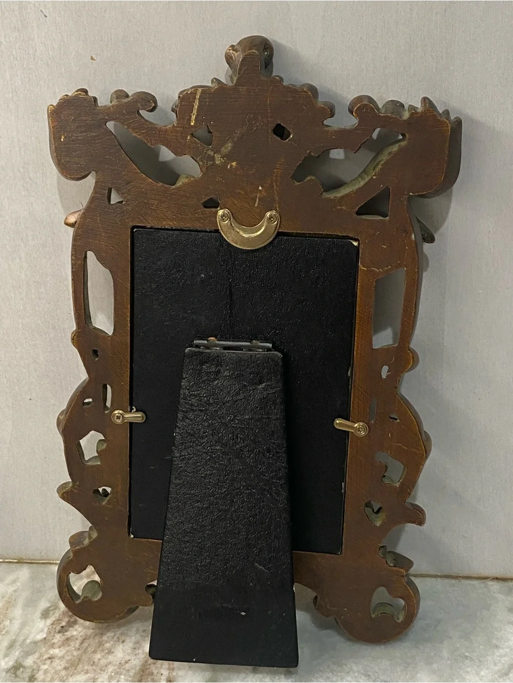 Vintage Gold Ornate Victorian Tabletop Picture Frame Rococo